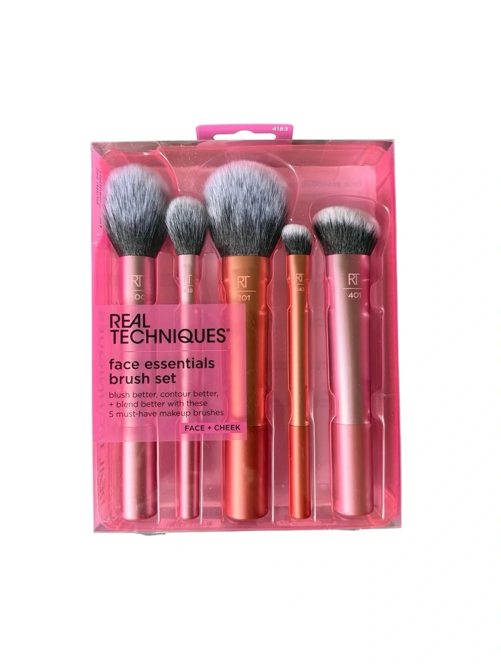 Real Techniques 5 Piece Face Essentials Brush Set NEW!